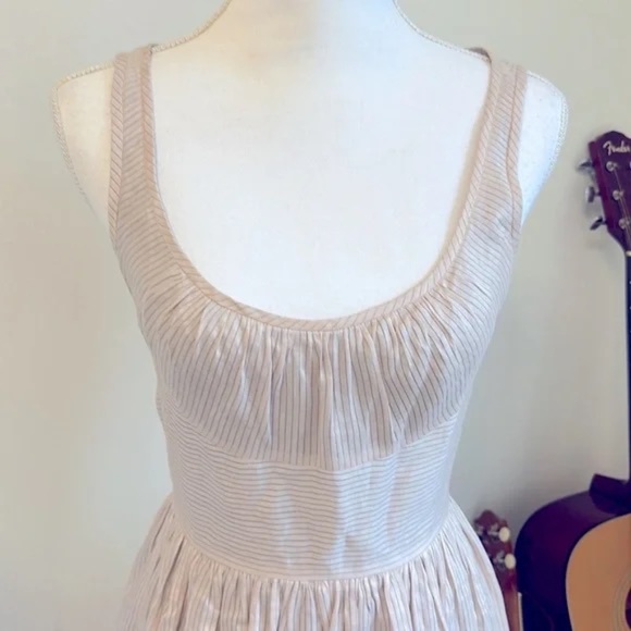 Martin Grant Paris size small. Beautiful muted pink striped dress. - Picture 3 of 9